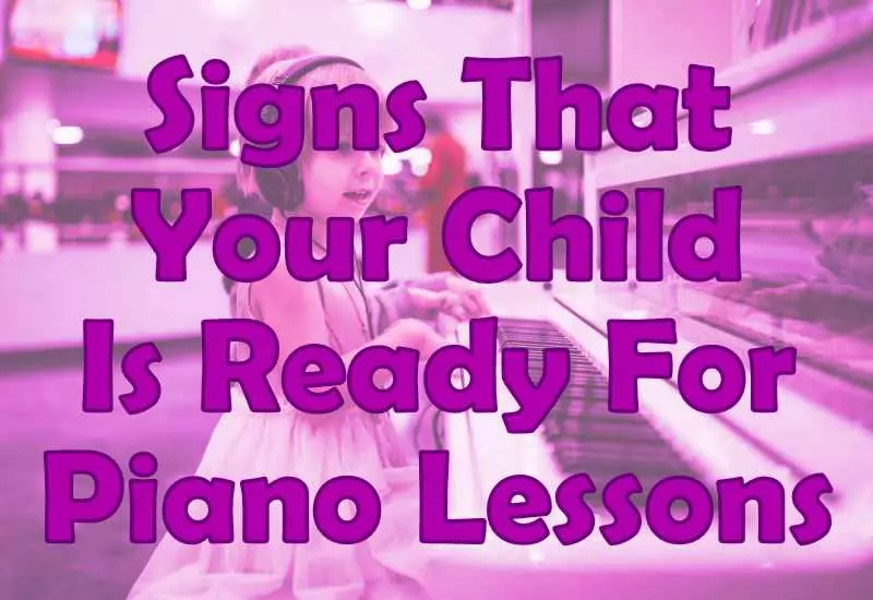 Signs That Your Child Is Ready For Lessons
